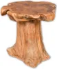 Massivholz Teak Beistelltisch MELAYA Natural ca.D 45cm Produktbild-Vorschau 7
