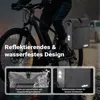 Wiltec borsa portapacchi grigia, borsa da bicicletta zaino Anteprima dell’immagine prodotto 9