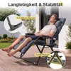 Sekey Liegestuhl Klappbar bis 150 kg Sonnenliege mit Produktbild-Vorschau 5