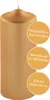 Fink CANDLE, metallic Stumpenkerze, Paraffin, goldfarben, Produktbild-Vorschau 1