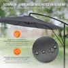 ML-Design Ampelschirm Ø 300 cm Anthrazit Alu Sonnenschirm Produktbild-Vorschau 5