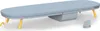 A light blue ironing board with a subtle pattern and yellow legs, shown on a white background. Náhľad obrázku produktu