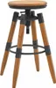 vidaXL Barhocker 2 Stk. Tanne Massivholz Produktbild-Vorschau 1