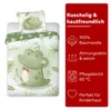 Kinderbettwäsche Krokodil bedruckt Garnitur 100x135 cm + Produktbild-Vorschau 2