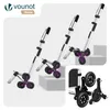 VOUNOT® Hliníkový nákupní vozík na schody, nákupní vozík Náhled obrázku produktu 6