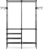 Massido 686600 Stojanový věšák 107 × 35,5 × 174 cm, černý Náhled obrázku produktu 3
