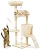 VOUNOT® Arbre à chat 112cm, Arbre à chat multi-niveaux avec Voir les images du produit 1