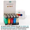 TOM Reibrad Feuerzeuge | 50er Display Set | 5 Farben | Produktbild-Vorschau 2