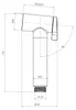 Design WC/bidet DUAL con doccetta, in materiale massiccio - Anteprima dell’immagine prodotto 2