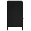 vidaXL Nachttisch Schwarz 40x30x54,5 cm Stahl und Glas -  Produktbild-Vorschau 13