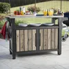Keter Grilltisch UNITY XL in Holzoptik Pinie | 298 Liter Produktbild-Vorschau 2
