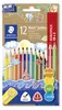STAEDTLER Noris 128 jumbo Buntstift Etui mit 10 + 2 Farben Produktbild-Vorschau 1