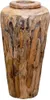 vidaXL Deko-Vase 40 x 80 cm Massivholz Teak Produktbild-Vorschau 2