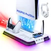 Support vertical pour PS5 avec ventilateur et station de Voir les images du produit 1