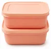 TUPPERWARE Gefrier-Behälter 450 ml (2) rosa flach Produktbild-Vorschau 1