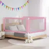 vidaXL Kleinkind-Bettschutzgitter Rosa 180x25 cm Stoff Produktbild-Vorschau 2
