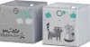 Boîte pliante Vicco  Gris (chats et oiseaux) 30x30cm (motif Voir les images du produit 1