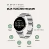 XCOAST SIONA 2 Elegance Silber Damen Smartwatch - AMOLED, Produktbild-Vorschau 8