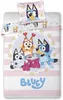 Bluey, Bingo & Muffin babybeddengoed set, 2-delig, 100x135 Productafbeelding-voorbeeld 1