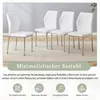 STILVORA Essstuhl Set 4er mit PolyurethanRückenlehne und Produktbild-Vorschau 5