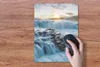 MuchoWow® Mauspad Mousepad Wasserfall - Wasser - Steine - Produktbild-Vorschau 3
