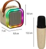 Karaoke set 2 mikrofóny + prenosný reproduktor BLUETOOTH Náhľad obrázku produktu 11