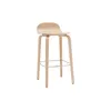 Miliboo - Skandinavischer Barhocker aus Eichenholz H68 cm Produktbild-Vorschau 4
