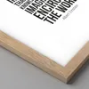 Gerahmtes Poster - Rahmen in heller Eiche - Einstein Maxim Produktbild-Vorschau 2