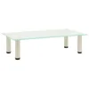 vidaXL Table TV 60x35x17 cm Verre trempé satiné Voir les images du produit 5