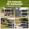 Hasenstall Kaninchenstall zooprinz Oskar mit Rollen | Produktbild-Vorschau 6
