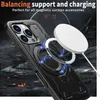 Dual Layer Hülle für iPhone 16 Pro Metall Ring Ständer Produktbild-Vorschau 4