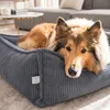 4L Textil HUGO Orthopädisches Hundebett aus Cord Produktbild-Vorschau 5