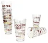 6x Candy Latte Macchiato Gläser 380ml Schrift-Dekor Produktbild-Vorschau 2