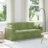 vidaXL Pohovka Svetlozelená 198 x 78 x 80 cm Zamat Náhľad obrázku produktu 2