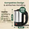 Clatronic WKR 3624 0,5l 1000W černá - nerezová ocel Náhled obrázku produktu 16