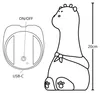 Mary's Silikon-LED-Nachtlicht Giraffe, weiches Licht fürs Produktbild-Vorschau 4
