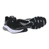 A pair of black and white running shoes displayed against a white background. Produktbild-Vorschau