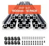 VEVOR Set di 10 pezzi 1500 mm scanalatura a T 2020 Anteprima dell’immagine prodotto 2