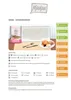 A product information page for MjamJam cat food, featuring a can of food, a plate of food, and descriptive text. Produktbild-Vorschau