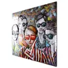 Wandbild Metallbild 3D Relief Woman Sunglasses 100x100x6cm Produktbild-Vorschau 4