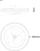 Globo Lighting Deckenventilator Metall schwarz matt, LED Produktbild-Vorschau 7