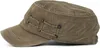 styleBREAKER Uni Military Cap im Destroyed Vintage Look | Produktbild-Vorschau 2