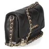 A black quilted Valentino handbag with a gold chain strap and gold hardware. Produktbild-Vorschau
