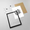 Gerahmtes Poster - Schwarzer Rahmen - Nashorn Porträt Produktbild-Vorschau 4