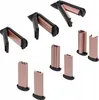 A collection of interchangeable hair styling attachments for a hair dryer or curling iron, displayed against a white background. Produktbild-Vorschau