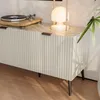 Fernsehschrank ‘Nand’ mit 4 Türen geriffelt 180 x 35 x 51 Produktbild-Vorschau 7