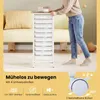 Carrello portaoggetti COSTWAY con 10 cassetti impilabili e Anteprima dell’immagine prodotto 6