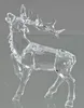 2er Set Deko Hirsche stehend H. 15cm aus Acryl transparent Produktbild-Vorschau 3