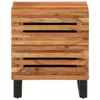 Nachttische 2 Stk. 40x34x46 cm Massivholz Akazie Produktbild-Vorschau 4