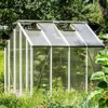 Jayseuw 14x polycarbonate alvéolaire 4mm 50x serre en acier Voir les images du produit 5